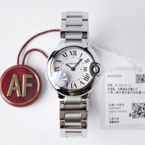 Ballon Bleu De Cartier 28MM Quartz W69010Z4 AF Factory Stainless Steel Replica Watch