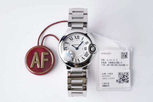 Ballon Bleu De Cartier 28MM Quartz W69010Z4 AF Factory Stainless Steel Replica Watch