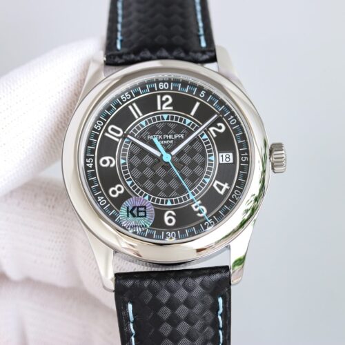 Patek Philippe Calatrava 6007G-011 GS Factory Black Dial Replica Watch