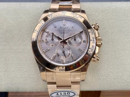 Rolex Cosmograph Daytona 116505 Clean Factory Rose Gold Replica Watch