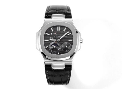 Patek Philippe Nautilus 5712G-001 GR Factory Leather Strap Replica Watch