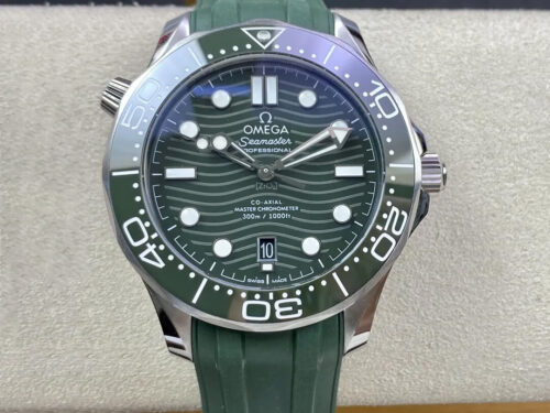 Omega Seamaster Diver 300M 210.32.42.20.10.001 VS Factory Green Dial Replica Watch