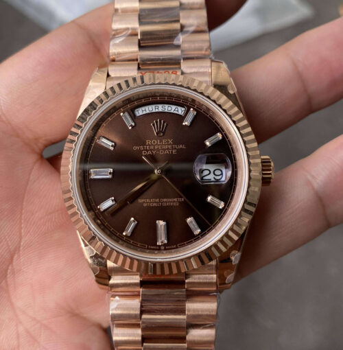 Rolex Day Date M228235-0003 GM Factory V2 Rose Gold Replica Watch