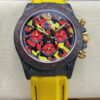 Rolex Daytona Cosmograph Diw Custom Version Noob Factory Yellow Strap Replica Watch