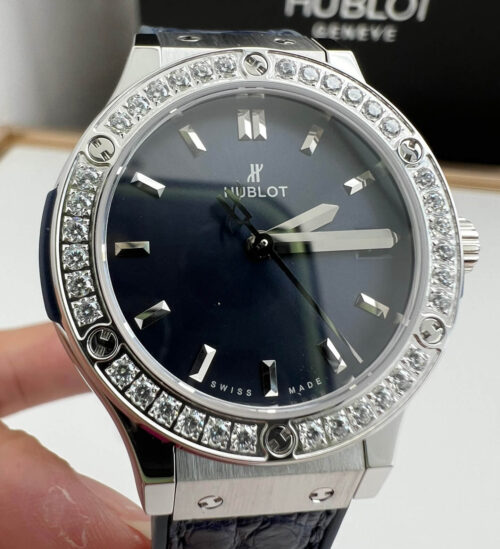 Hublot Classic Fusion 33MM Quartz Movement HB Factory Blue Strap Replica Watch