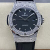Hublot Classic Fusion 542.NX.1171.LR.1704 42MM HB Factory Diamond Black Dial Replica Watch