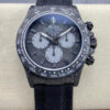 Rolex Daytona Cosmograph Diw Custom Version Noob Factory Black Strap Replica Watch