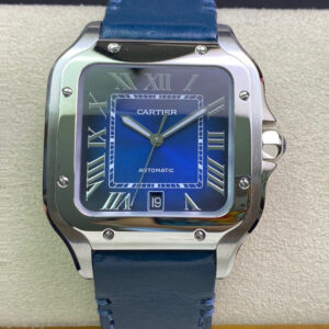 Cartier De Santos WSSA0030 BV Factory Blue Dial Replica Watch