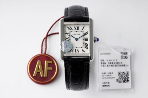 Cartier Tank Quartz WSTA0030 AF Factory Leather Strap Replica Watch