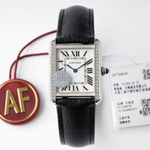 Cartier Tank Quartz AF Factory White Dial Replica Watch