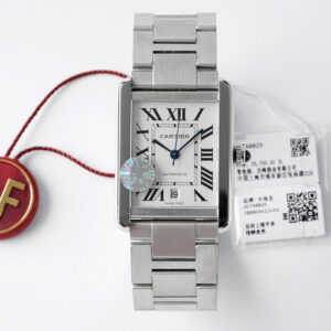 Cartier Tank W5200028 AF Factory Stainless Steel Replica Watch