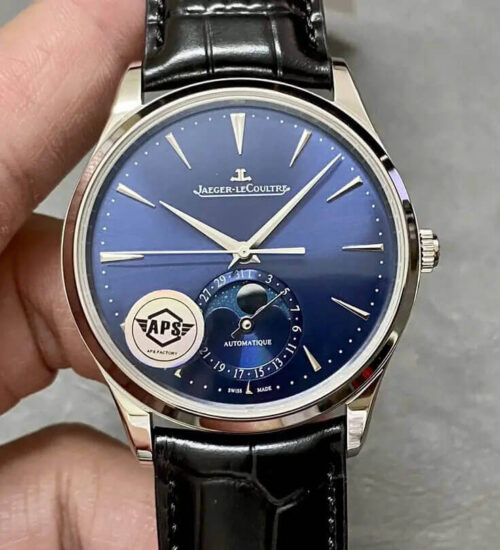Jaeger-LeCoultre Master 1368480 APS Factory Blue Dial Replica Watch