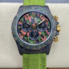 Rolex Daytona Cosmograph Diw Custom Version Noob Factory Green Strap Replica Watch