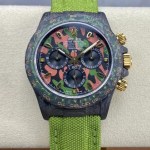 Rolex Daytona Cosmograph Diw Custom Version Noob Factory Green Strap Replica Watch