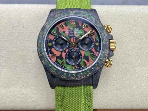 Rolex Daytona Cosmograph Diw Custom Version Noob Factory Green Strap Replica Watch