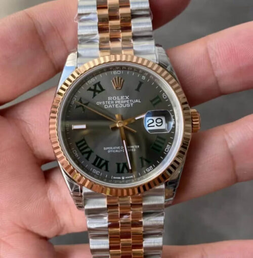 Rolex Datejust M126231-0029 36MM VS Factory Gray Dial Replica Watch
