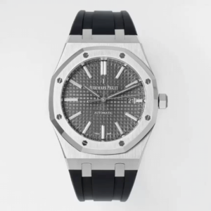 Audemars Piguet Royal Oak 15400 APS Factory Gray Dial Rubber Strap Replica Watch