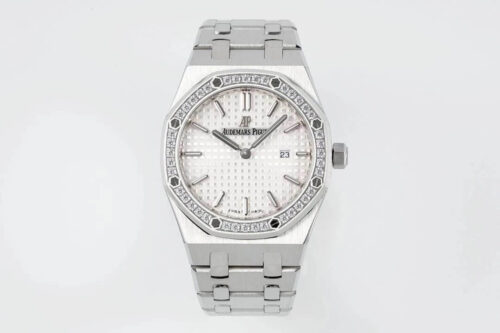 Audemars Piguet Royal Oak Quartz 33MM 67651ST.ZZ.1261ST.01 ZF Factory Diamond Bezel Replica Watch