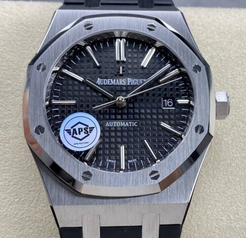 Audemars Piguet Royal Oak 15400 APS Factory Rubber Strap Replica Watch