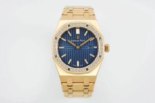 Audemars Piguet Royal Oak Quartz 33MM 67651BA.ZZ.1261BA.02 ZF Factory Blue Dial Replica Watch