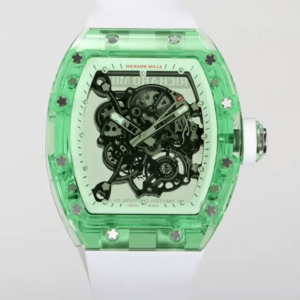 Richard Mille RM055 RM Factory Green Transparent Case Replica Watch