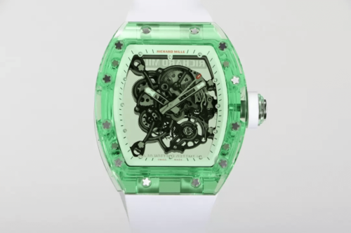 Richard Mille RM055 RM Factory Green Transparent Case Replica Watch