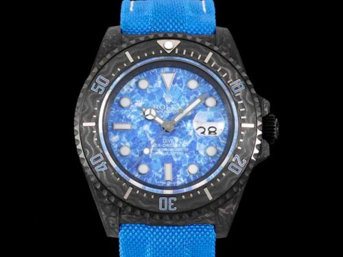Rolex Sea-Dweller Diw Factory Carbon Fiber Blue Dial Replica Watch