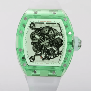 Richard Mille RM055 RM Factory Green Skeleton Dial Replica Watch