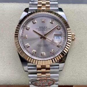 Rolex Datejust 41MM M126331-0008 Clean Factory Diamond Dial Replica Watch