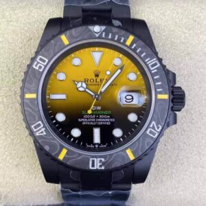 Rolex Submariner VS Factory Carbon Fiber Yellow Gradient Dial Replica Watch