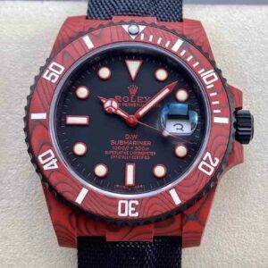 Rolex Submariner VS Factory Red Carbon Fiber Case Replica Watch