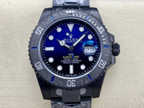 Rolex Submariner VS Factory Carbon Fiber Blue Gradient Dial Replica Watch