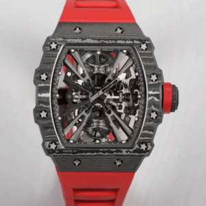 Richard Mille RM12-01 Tourbillon RM Factory Carbon Fiber Skeleton Dial Replica Watch