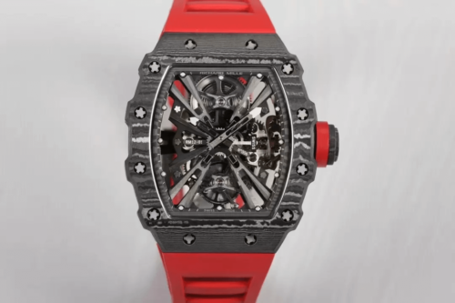 Richard Mille RM12-01 Tourbillon RM Factory Carbon Fiber Skeleton Dial Replica Watch