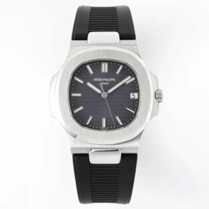 Patek Philippe Nautilus 5711 PPF Factory Black Rubber Strap Replica Watch