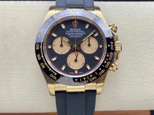 Rolex Cosmograph Daytona 116518LN-0039 Clean Factory Yellow Gold Replica Watch