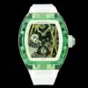 Richard Mille RM26-01 Tourbillon RM Factory Green Transparent Case Replica Watch