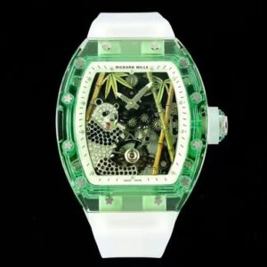 Richard Mille RM26-01 Tourbillon RM Factory Green Transparent Case Replica Watch
