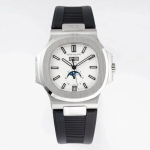 Patek Philippe Nautilus 5726/1A-010 PPF Factory Black Rubber Strap Replica Watch