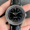 Breitling Navitimer 1 V7 Factory Stainless Steel Black Dial Replica Watch