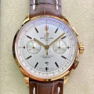 Breitling Premier RB0118371G1P1 GF Factory Leather Strap Replica Watch