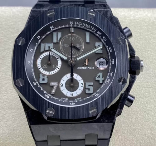 Audemars Piguet Royal Oak Offshore 26205AU.OO.D002CR.01 APF Factory Black Dial Replica Watch