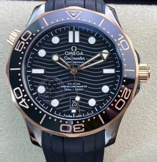 Omega Seamaster Diver 300M 210.22.42.20.01.002 VS Factory Black Dial Replica Watch