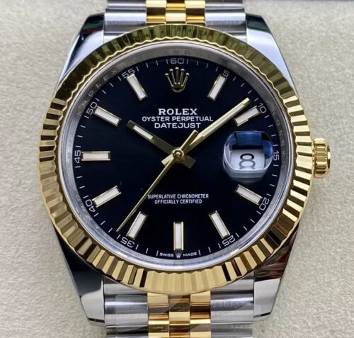 Rolex Datejust 41MM M126333-0014 Clean Factory Black Dial Replica Watch