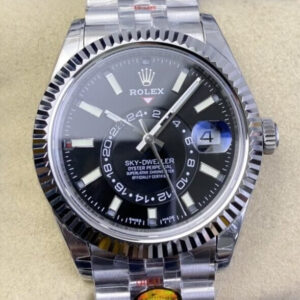Rolex Sky Dweller M326934-0006 Noob Factory Black Dial Replica Watch