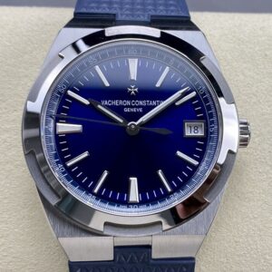 Vacheron Constantin Overseas 4500V PPF Factory Blue Rubber Strap Replica Watc