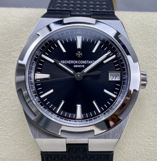 Vacheron Constantin Overseas 4500V PPF Factory black Rubber Strap Replica Watc