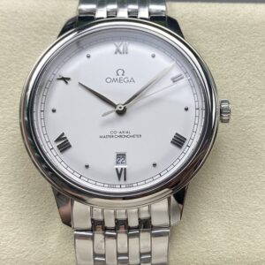 Omega De Ville series 434.10.40.20.02.001 KZ factory white dial Replica Watch - Best Quality Replica Watches UK Swiss Watch Brands 1:1 Replica Fake Watch