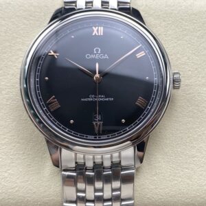Omega De Ville 434.10.40.20.01.001 KZ Factory Black Dial Replica Watch - Best Quality Replica Watches UK Swiss Watch Brands 1:1 Replica Fake Watch