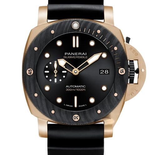Panerai Submersible PAM02164 VS Factory Black Dial Replica Watch - Best Quality Replica Watches UK Swiss Watch Brands 1:1 Replica Fake Watch